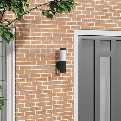 Vidaxx aplique de exterior negro 15 x 7,5 x 33 cm
