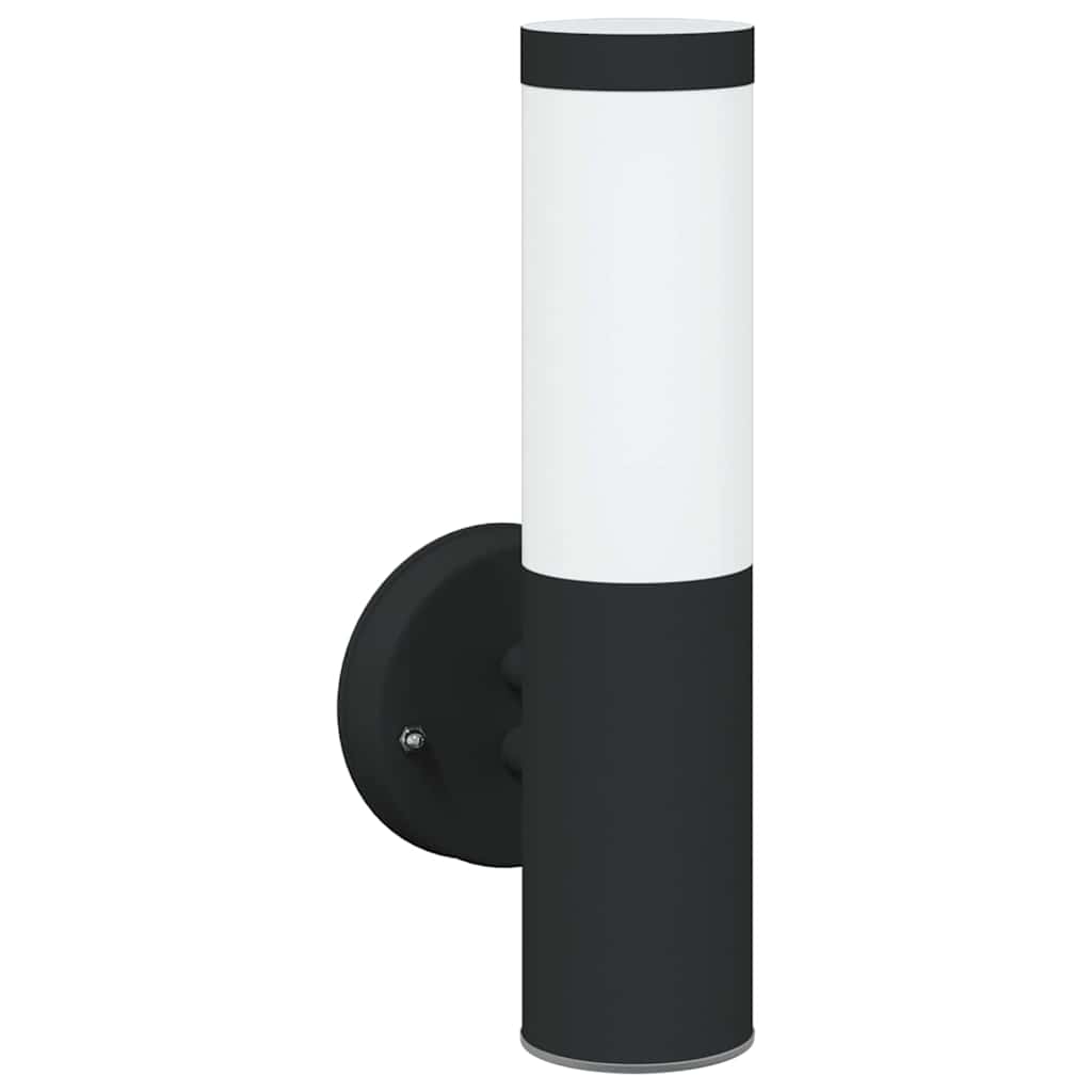 Lampada da parete per esterno Vidaxx nera 15 x 7,5 x 33 cm