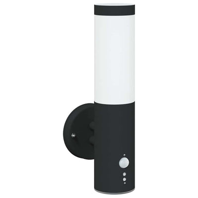 Vidaxx aplique de exterior negro 15 x 7,5 x 33 cm