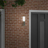Lampada da parete per esterno Vidaxx argento 10,5 x 6 x 33 cm