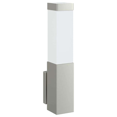 Vidaxx aplique de exterior plateado 10,5 x 6 x 33 cm