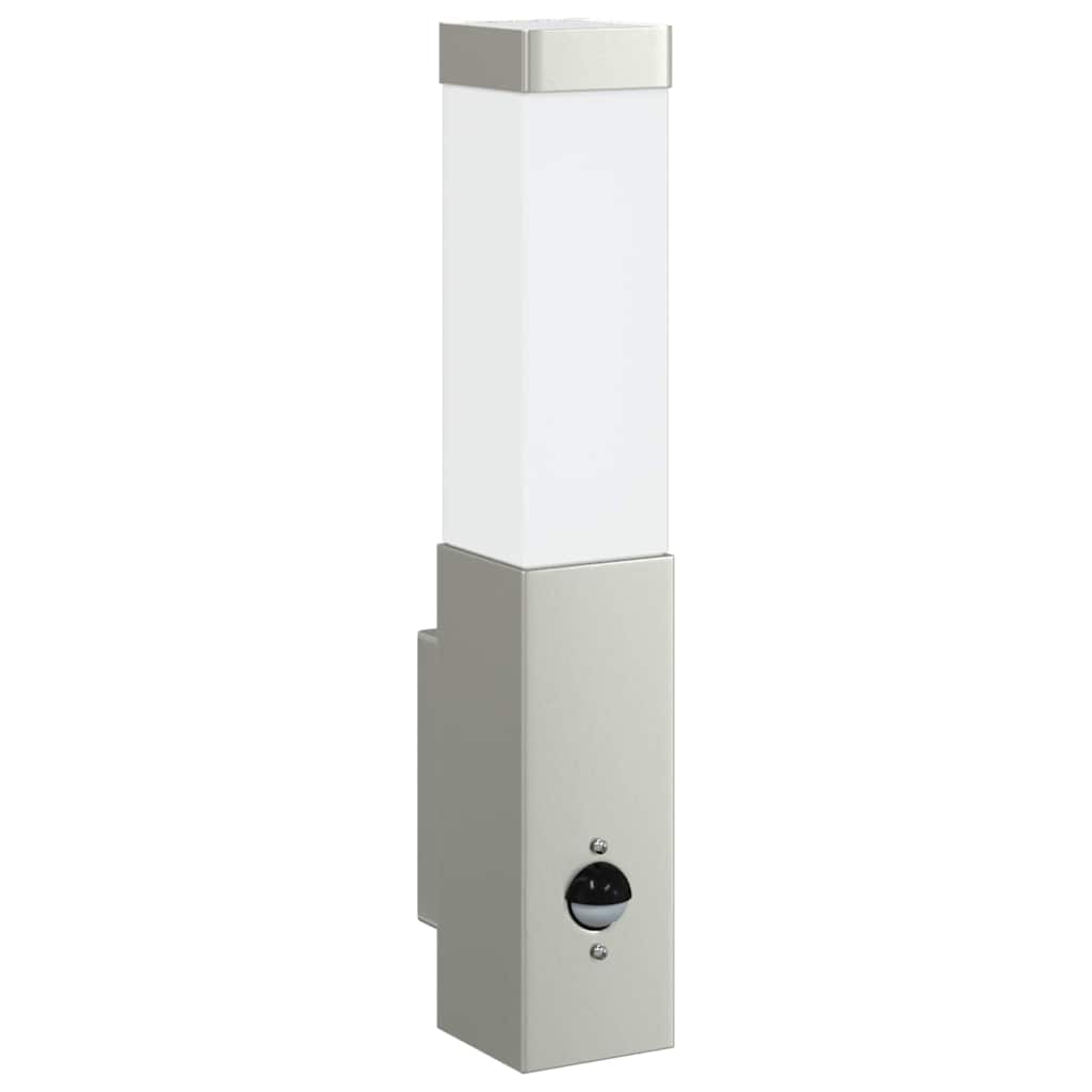 Lampada da parete per esterno Vidaxx argento 10,5 x 6 x 33 cm