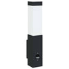 Vidaxl buiten wandlamp zwart 10.5 x 6 x 33 cm