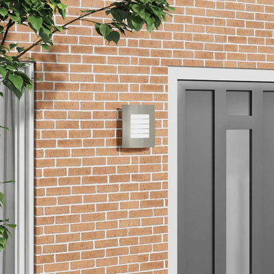 Vidaxx aplique de exterior plateado 23,5 x 9 x 26 cm