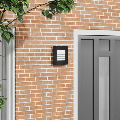 Vidaxx aplique de exterior negro 23,5 x 9 x 26 cm
