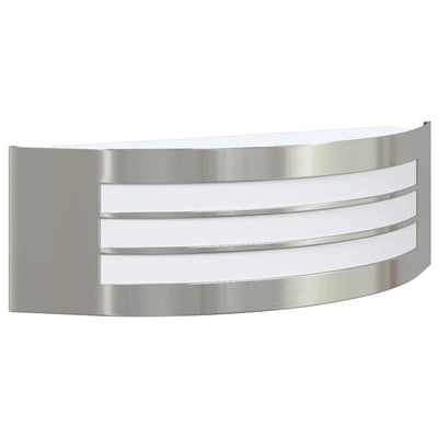 Lampada da parete per esterni Vidaxx argento 32 x 10 x 10 cm
