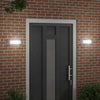 Vidaxx aplique de exterior 2 piezas plata 32 x 10 x 10 cm