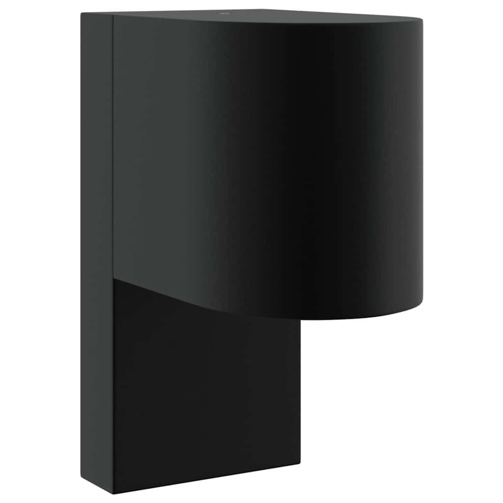 Lampada da parete per esterni Vidaxx nera 12 x 7 x 15 cm in acciaio inossidabile
