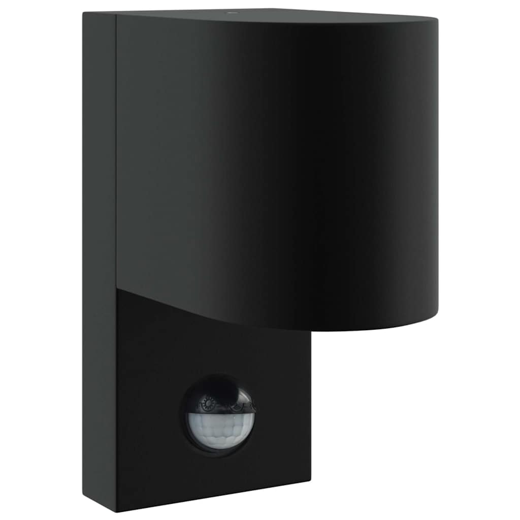 Lampada da parete per esterni Vidaxx nera 12 x 7 x 15 cm in acciaio inossidabile