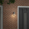 Lampada da parete per esterni Vidaxx argento 6,5 x 10,5 x 16 cm in acciaio inossidabile e vetro