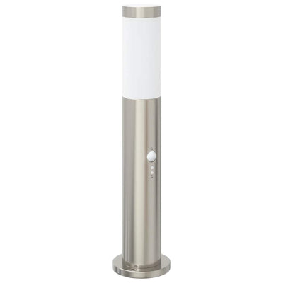 Vidaxl bolderverlichting met sensor 50 cm rvs ip44