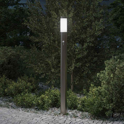 Illuminazione a paletto Vidaxx con sensore 110 cm in acciaio inossidabile IP44
