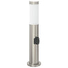Baliza luminosa Vidaxl con casquillo 50 cm acero inoxidable IP44