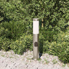 Baliza luminosa Vidaxl con casquillo 50 cm acero inoxidable IP44