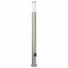 Baliza luminosa Vidaxl con casquillo 110 cm acero inoxidable IP44