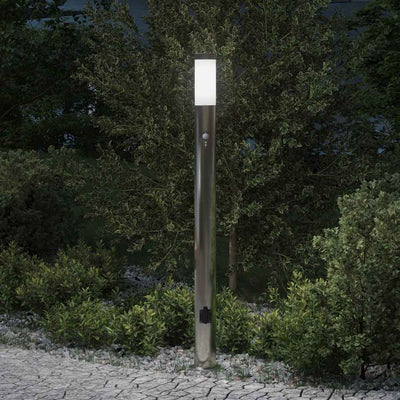 Baliza luminosa Vidaxx con sensor y casquillo 110 cm acero inoxidable IP44