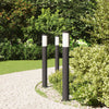 Vidaxx bolardo iluminación 3 piezas 80 cm acero inoxidable IP44