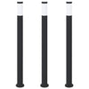 Vidaxx bolardo iluminación 3 piezas 110 cm acero inoxidable IP44