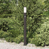 Vidaxl bolderverlichting met sensor 110 cm roestvrij staal ip44