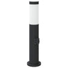 Baliza luminosa Vidaxl con casquillo 50 cm acero inoxidable IP44