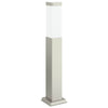 Baliza de iluminación VidaXL 50 cm acero inoxidable IP44