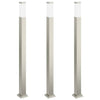 Vidaxx bolardo iluminación 3 piezas 110 cm acero inoxidable IP44