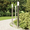 Vidaxx bolardo iluminación 3 piezas 110 cm acero inoxidable IP44