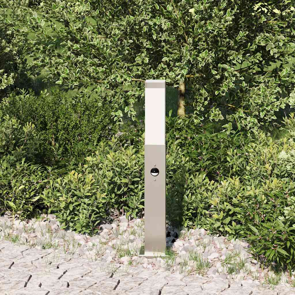 Vidaxl bolderverlichting met sensor 50 cm rvs ip44