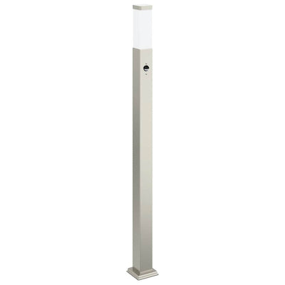 Vidaxl bolderverlichting met sensor 110 cm roestvrij staal ip44