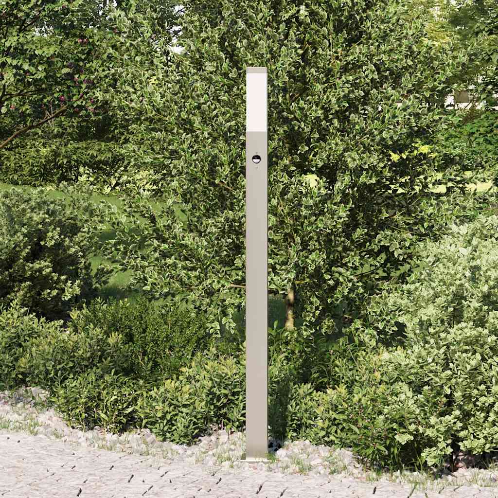 Vidaxl bolderverlichting met sensor 110 cm roestvrij staal ip44
