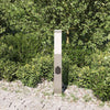 Baliza luminosa Vidaxl con casquillo 50 cm acero inoxidable IP44