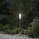 Vidaxl bolderarmatuur met stopcontact 80 cm rvs ip44