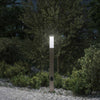 Baliza luminosa Vidaxl con casquillo 80 cm acero inoxidable IP44