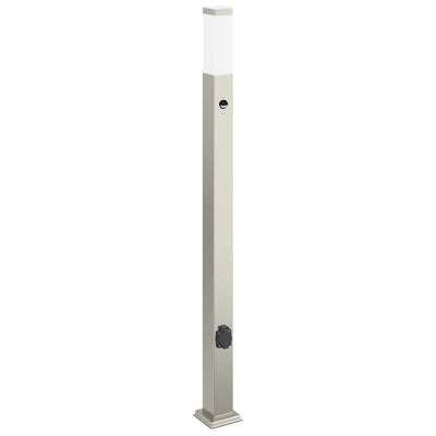 Baliza luminosa Vidaxx con sensor y casquillo 110 cm acero inoxidable IP44