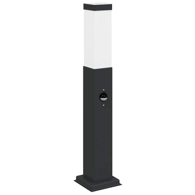 Illuminazione a paletto VidaXL con sensore 50 cm nero IP44