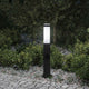 Paletto luminoso Vidaxl con presa 50 cm nero IP44