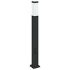 Vidaxl bolderarmatuur met stopcontact 80 cm zwart ip44