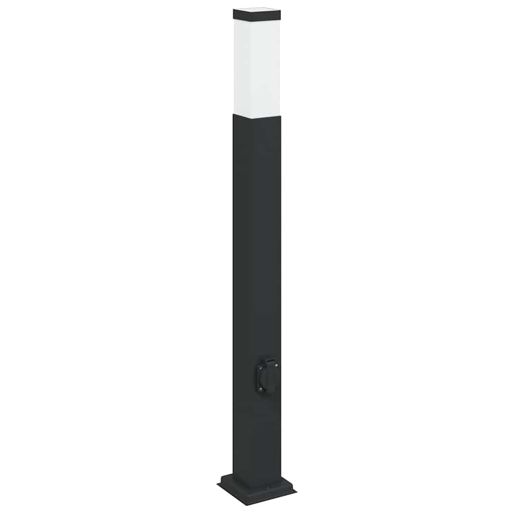 Baliza luminosa Vidaxx con casquillo 80 cm negro IP44
