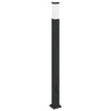 Vidaxl bolderarmatuur met stopcontact 110 cm zwart ip44