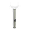Baliza luminosa Vidaxl con casquillo 80 cm acero inoxidable IP44