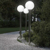 Vidaxx bolardo de iluminación con enchufe 3 piezas 120 cm acero inoxidable IP44