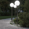 Vidaxl bolderverlichting met sensor en stopcontact 3 stuks 120 cm roestvrij staal ip44