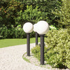 VidaXL paletto luminoso 3 pezzi 80 cm nero IP44