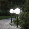 VidaXL paletto luminoso con sensore 3 pezzi 80 cm nero IP44