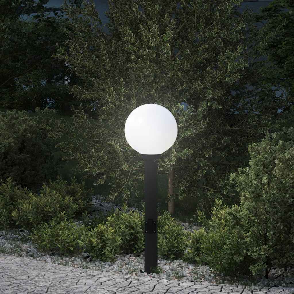 Baliza luminosa Vidaxx con casquillo 80 cm negro IP44