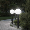Vidaxl bolderverlichting met stopcontact 3 stuks 80 cm zwart ip44
