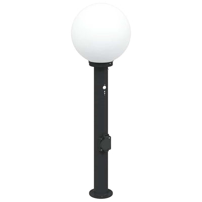 Baliza luminosa Vidaxx con sensor y casquillo 80 cm negro IP44
