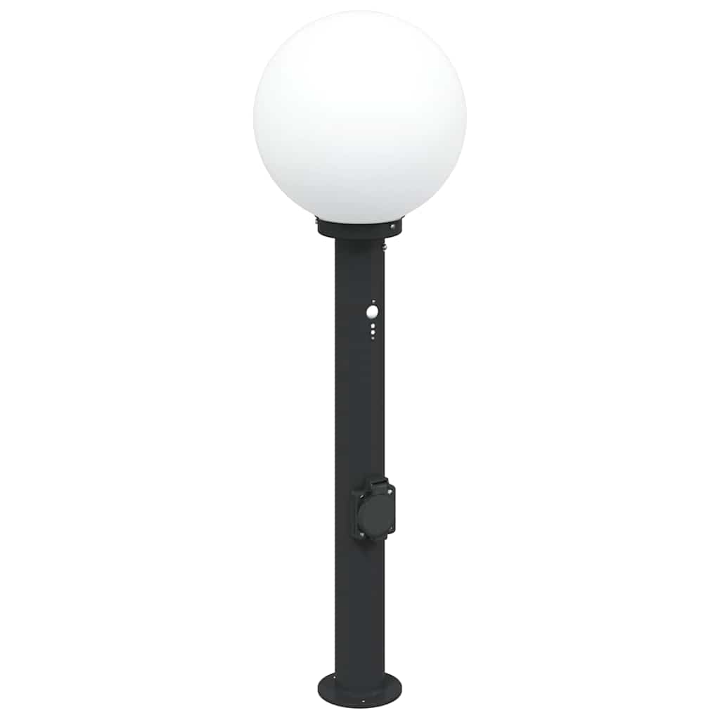 Baliza luminosa Vidaxx con sensor y casquillo 80 cm negro IP44