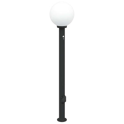 Baliza luminosa Vidaxx con sensor y casquillo 120 cm negro IP44