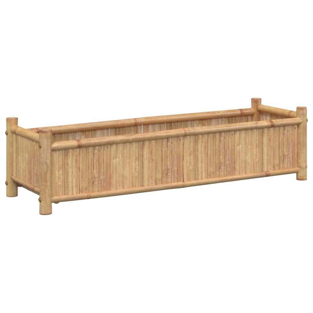 Vidaxl Planning Box 100x30x25 cm de bambú
